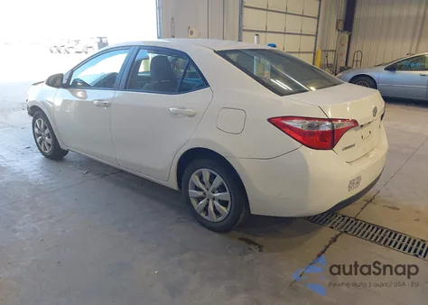 2014 Toyota Corolla Le z USA, uszkodzony, nr VIN 5YFBURHE3EP167967